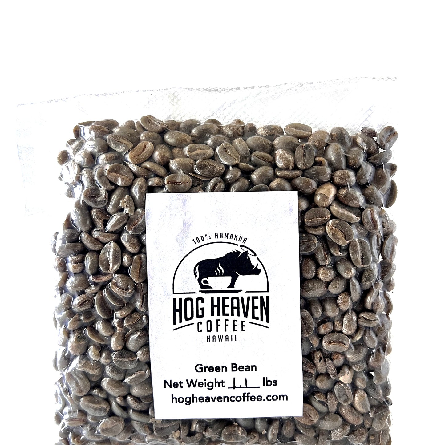 Hog Heaven Coffee Hāmākua green beans 1.1lb bag