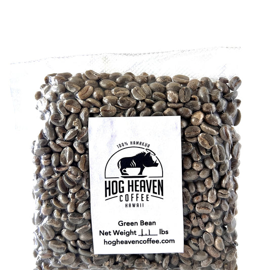 Hog Heaven Coffee Hāmākua green beans 1.1lb bag