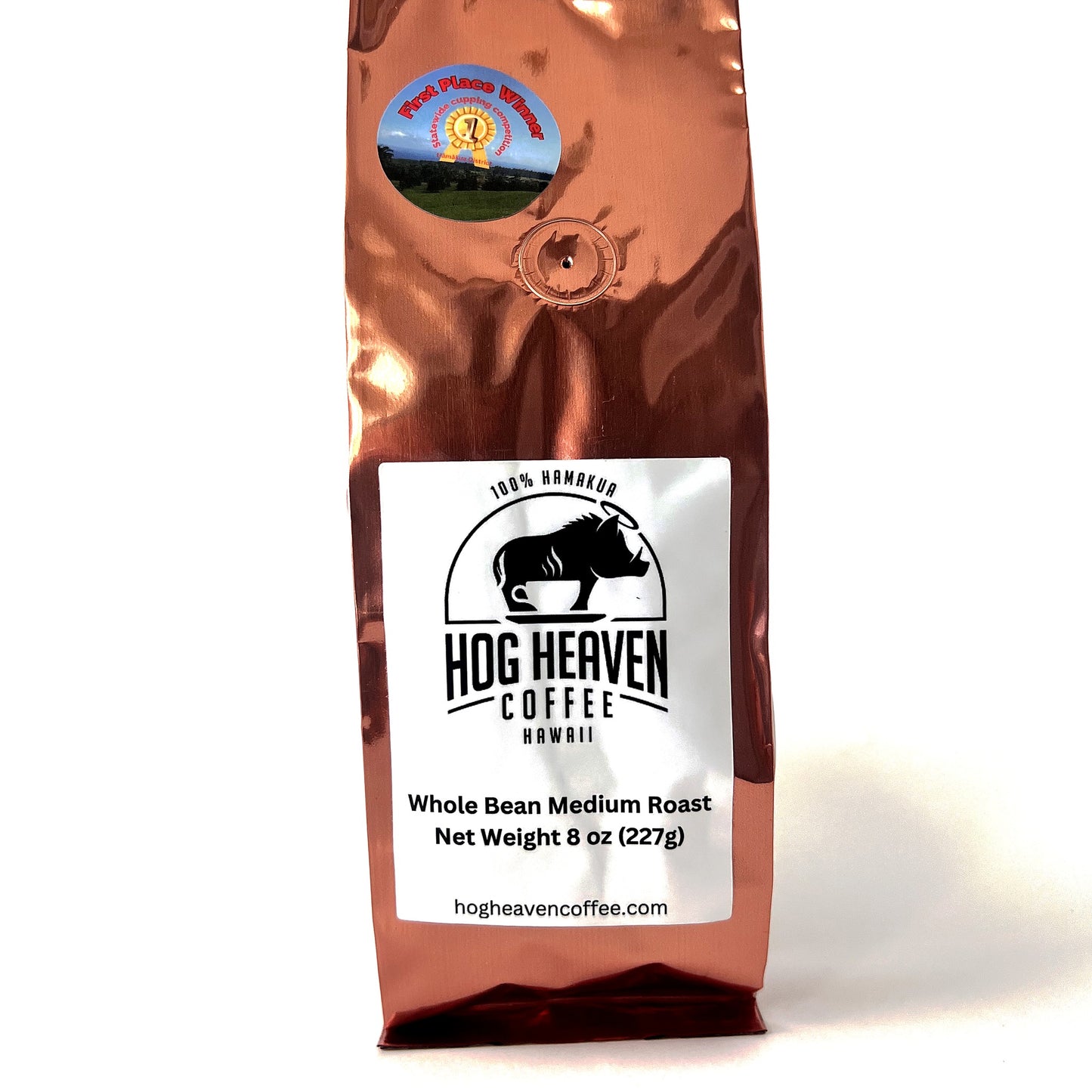 Hog Heaven Coffee Hāmākua medium roast 8oz bag